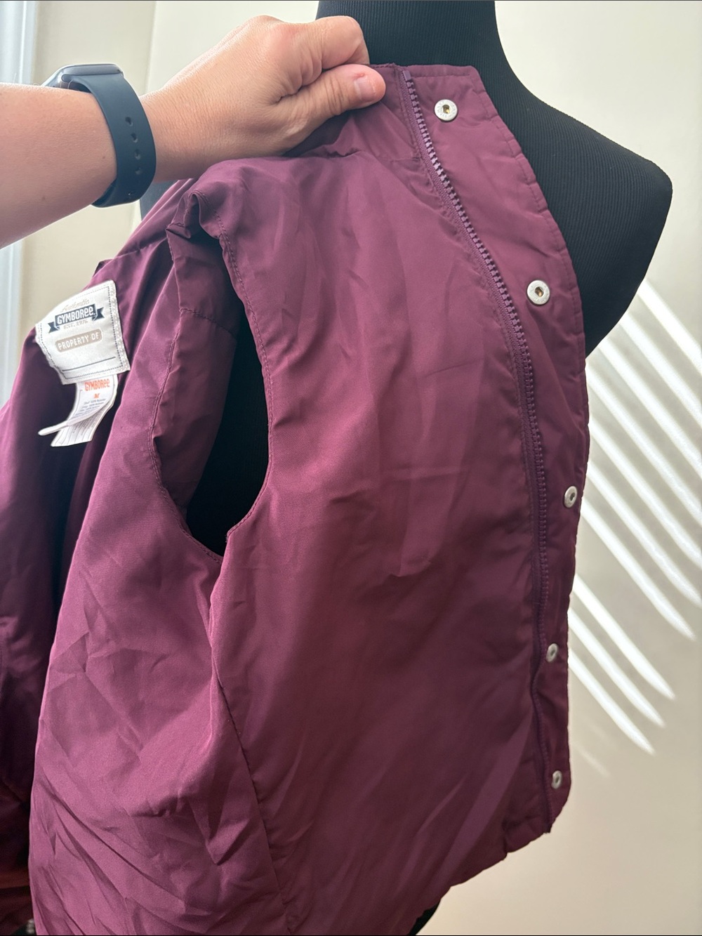Gymboree Kids Quilted Puffer Vest - Deep Plum size Medium - Picture 13 of 15